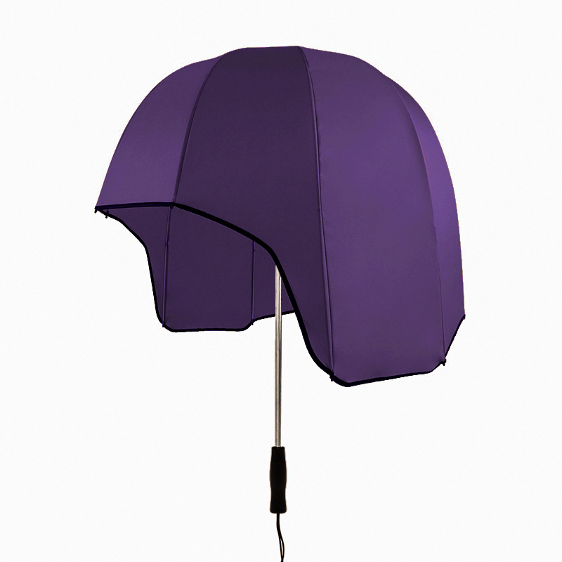 Moderný dáždnik na prilbu s luxusným vzhľadom, prispôsobený slnečný slnečník s dvojitým použitím na slnko aj dážď, cezhraničný veľkoobchod