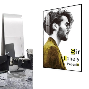 Фризьор Декоративна картина Стенопис Бръснарница Кибер Знаменитост Прическа Креативна Висяща Картина Бар Фризьорски Салон Фон Стена