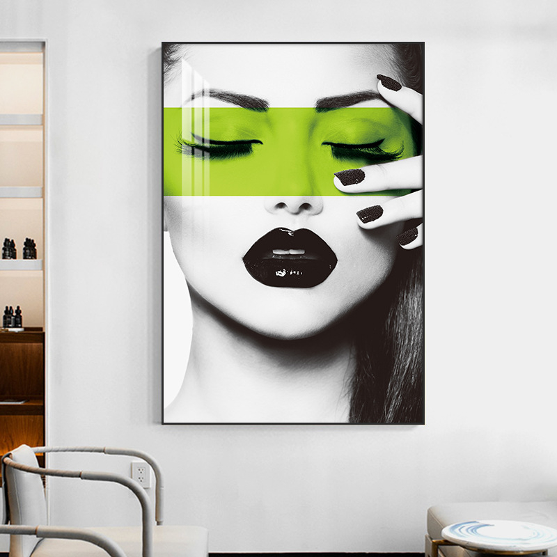 Фризьор Декоративна картина Стенопис Бръснарница Кибер Знаменитост Прическа Креативна Висяща Картина Бар Фризьорски Салон Фон Стена