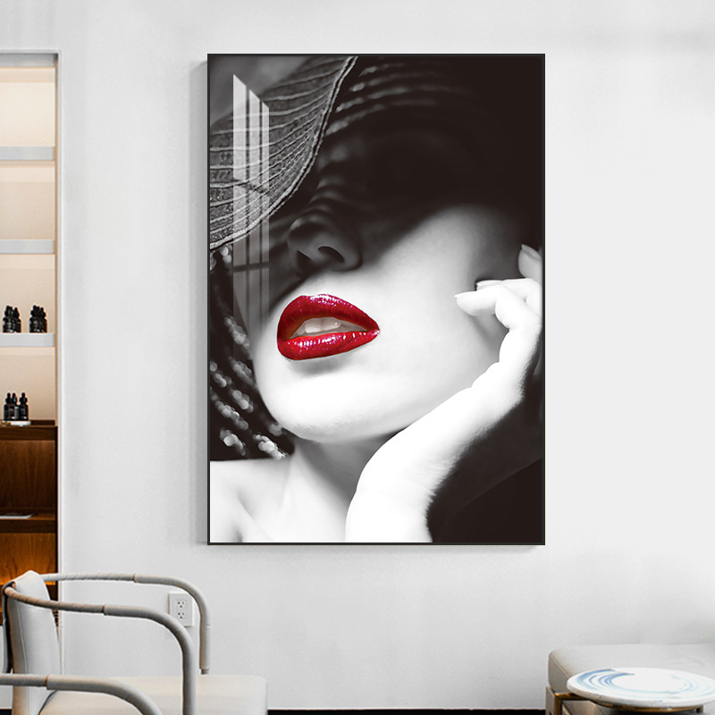 Фризьор Декоративна картина Стенопис Бръснарница Кибер Знаменитост Прическа Креативна Висяща Картина Бар Фризьорски Салон Фон Стена