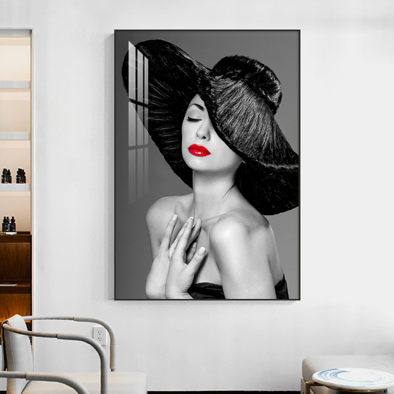 Фризьор Декоративна картина Стенопис Бръснарница Кибер Знаменитост Прическа Креативна Висяща Картина Бар Фризьорски Салон Фон Стена