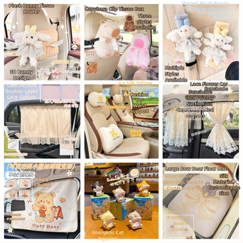 Kollased autosalongitarbed armsa multifilmiga, universaalsed piimakollased autotarbed naistele igaks aastaajaks