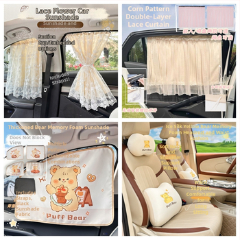 Kollased autosalongitarbed armsa multifilmiga, universaalsed piimakollased autotarbed naistele igaks aastaajaks