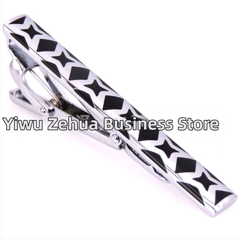 Модна мъжка щипка за вратовръзка с тел, кристална черупка, щипка за вратовръзка за бизнес мъже, фабрична цена, разпродажба