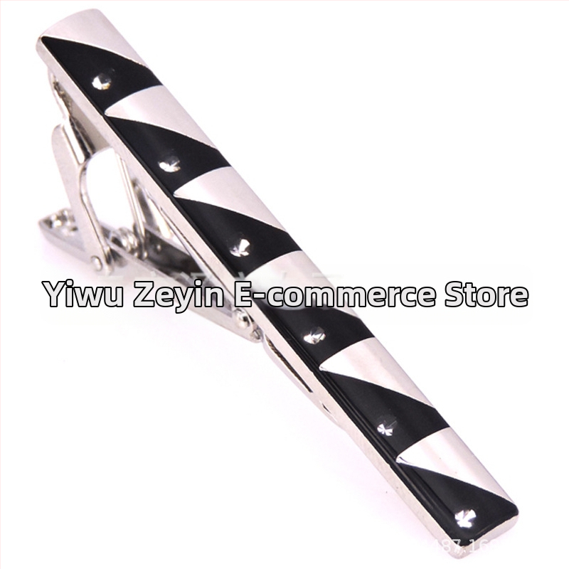 Модна мъжка щипка за вратовръзка с тел, кристална черупка, щипка за вратовръзка за бизнес мъже, фабрична цена, разпродажба