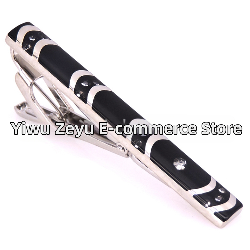 Madingi vyriški kaklaraiščio segtukai, vielos traukimo, krištolo kriauklės kaklaraiščio segtukai, verslo vyrams, kaklaraiščio segtukų gamyklos kainos išpardavimas