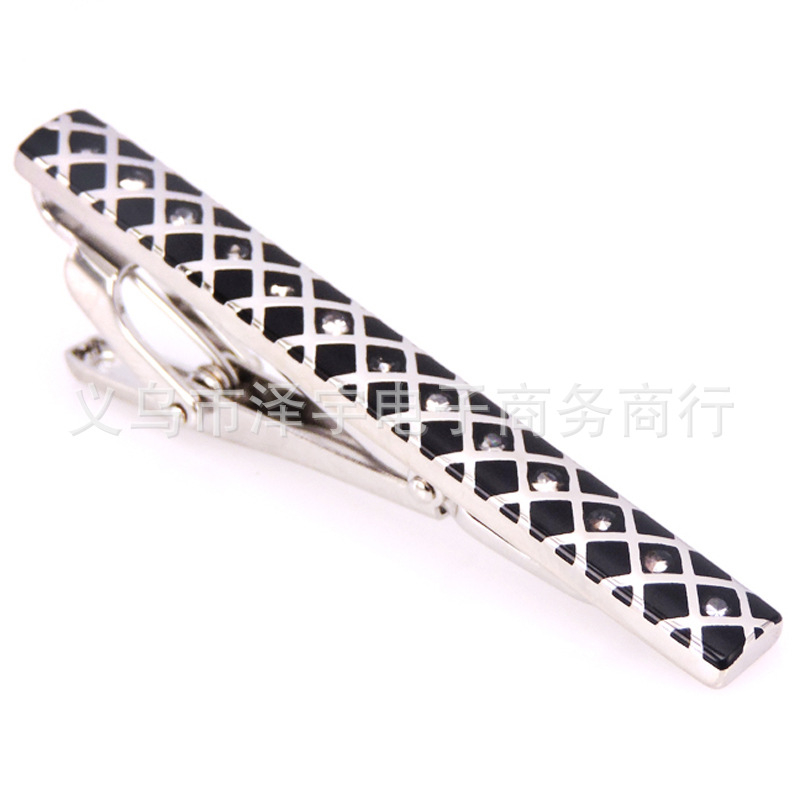 Madingi vyriški kaklaraiščio segtukai, vielos traukimo, krištolo kriauklės kaklaraiščio segtukai, verslo vyrams, kaklaraiščio segtukų gamyklos kainos išpardavimas