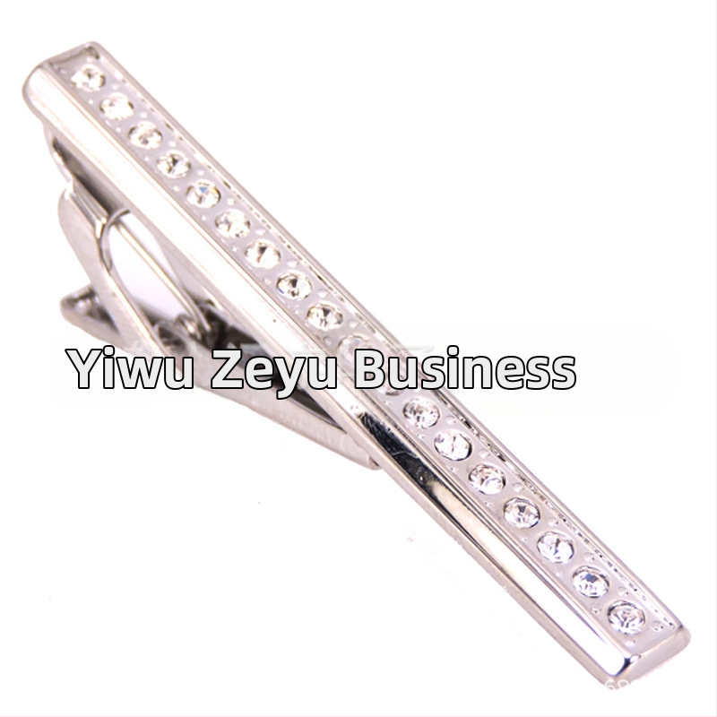 Madingi vyriški kaklaraiščio segtukai, vielos traukimo, krištolo kriauklės kaklaraiščio segtukai, verslo vyrams, kaklaraiščio segtukų gamyklos kainos išpardavimas