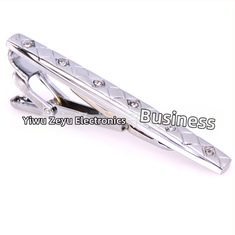 Madingi vyriški kaklaraiščio segtukai, vielos traukimo, krištolo kriauklės kaklaraiščio segtukai, verslo vyrams, kaklaraiščio segtukų gamyklos kainos išpardavimas