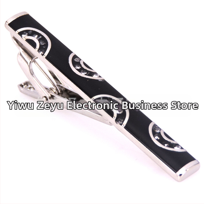 Madingi vyriški kaklaraiščio segtukai, vielos traukimo, krištolo kriauklės kaklaraiščio segtukai, verslo vyrams, kaklaraiščio segtukų gamyklos kainos išpardavimas