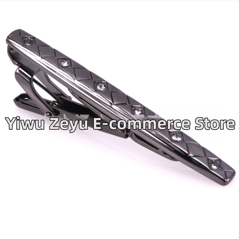 Madingi vyriški kaklaraiščio segtukai, vielos traukimo, krištolo kriauklės kaklaraiščio segtukai, verslo vyrams, kaklaraiščio segtukų gamyklos kainos išpardavimas