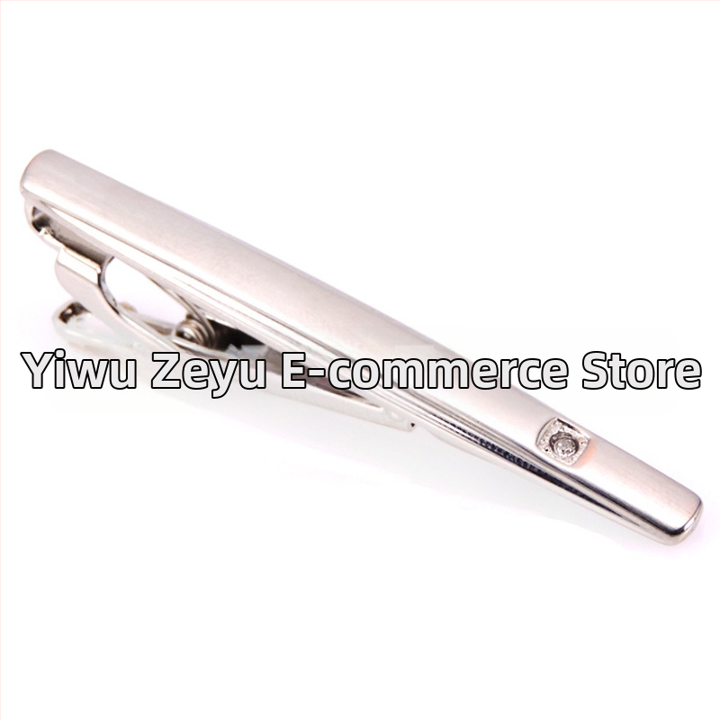 Madingi vyriški kaklaraiščio segtukai, vielos traukimo, krištolo kriauklės kaklaraiščio segtukai, verslo vyrams, kaklaraiščio segtukų gamyklos kainos išpardavimas