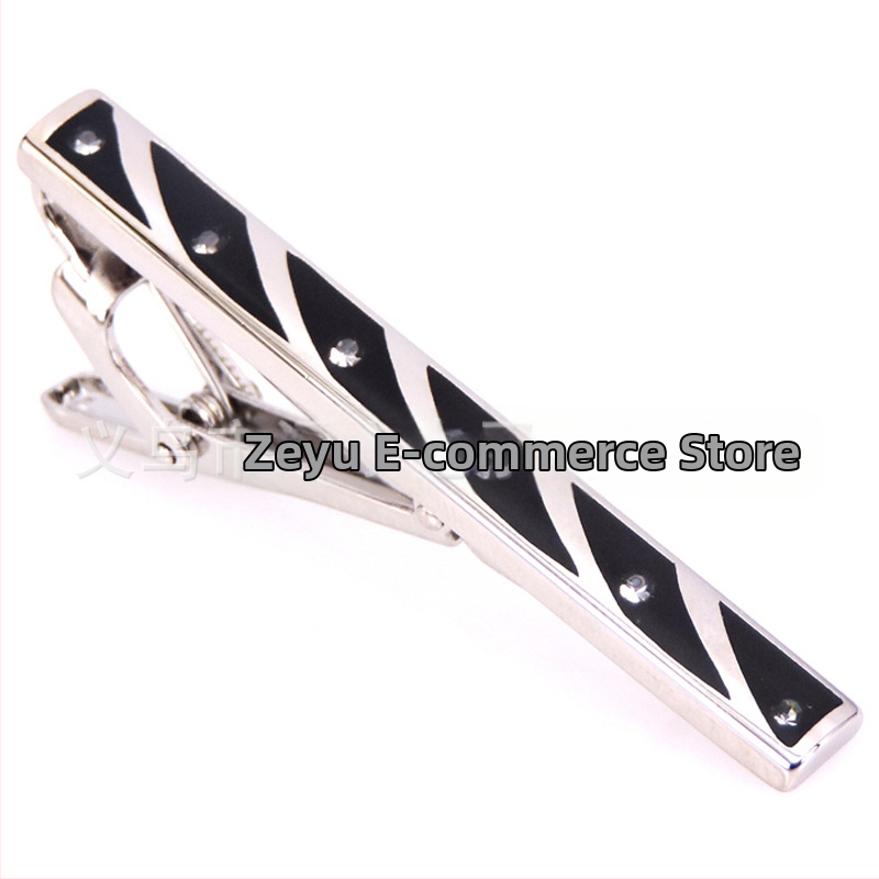 Madingi vyriški kaklaraiščio segtukai, vielos traukimo, krištolo kriauklės kaklaraiščio segtukai, verslo vyrams, kaklaraiščio segtukų gamyklos kainos išpardavimas