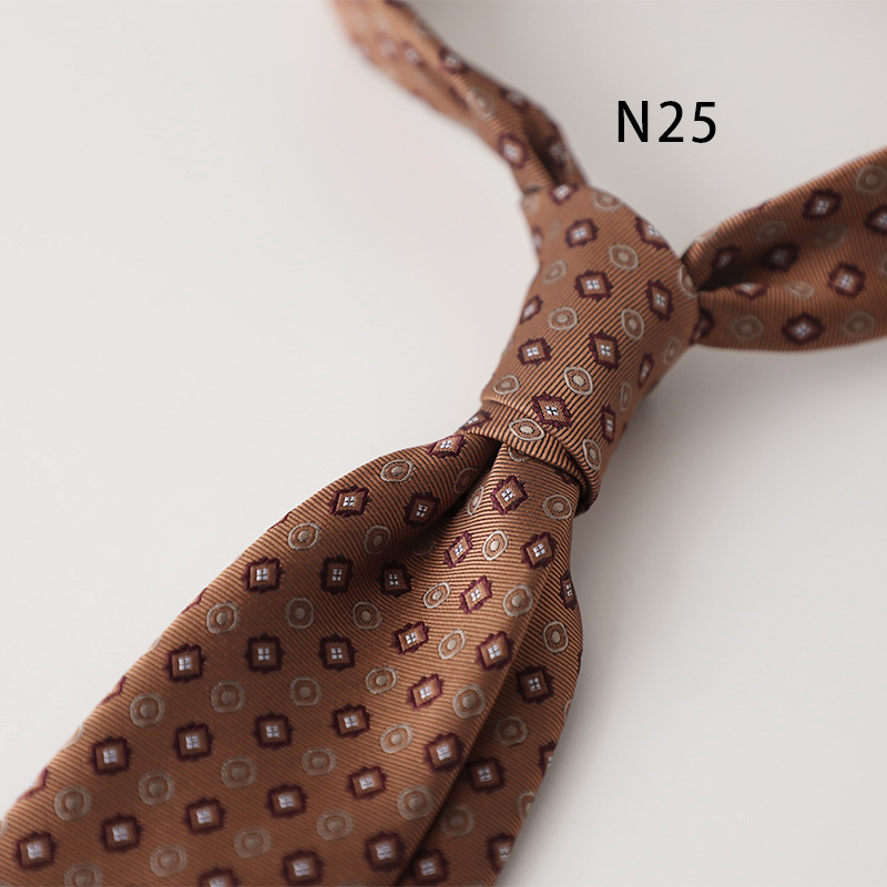Moderns vīriešu kaklasaites biznesa formāls korejiešu stils profesionāls ikdienas retro punktiņu ziedu raksts jauniešu modes krekls aksesuāri