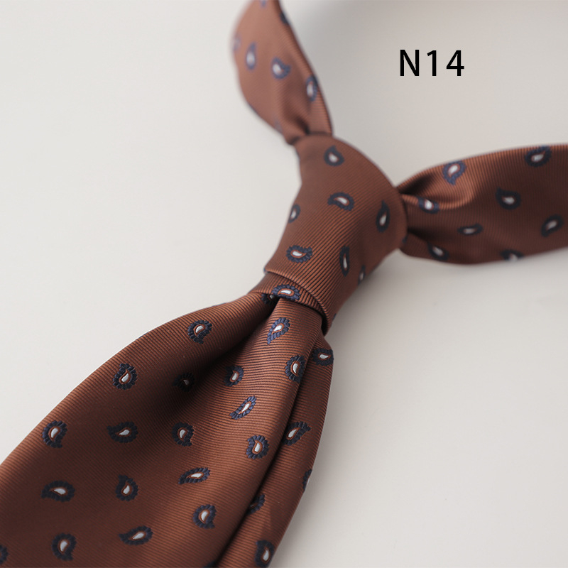 Moderns vīriešu kaklasaites biznesa formāls korejiešu stils profesionāls ikdienas retro punktiņu ziedu raksts jauniešu modes krekls aksesuāri