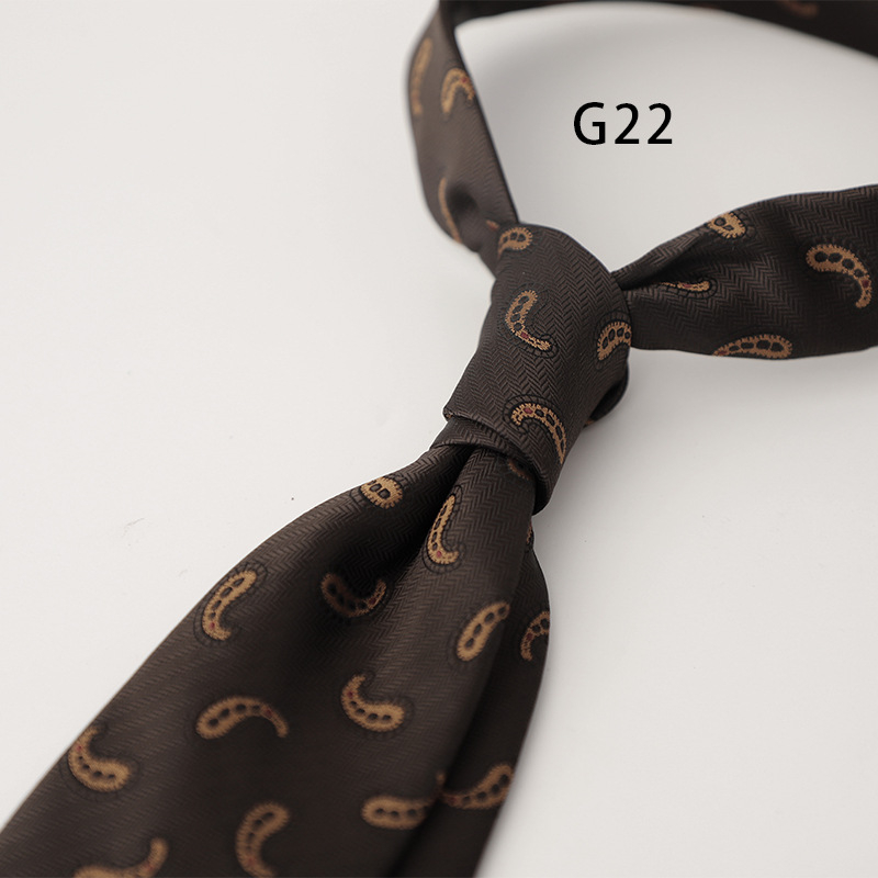 Moderns vīriešu kaklasaites biznesa formāls korejiešu stils profesionāls ikdienas retro punktiņu ziedu raksts jauniešu modes krekls aksesuāri