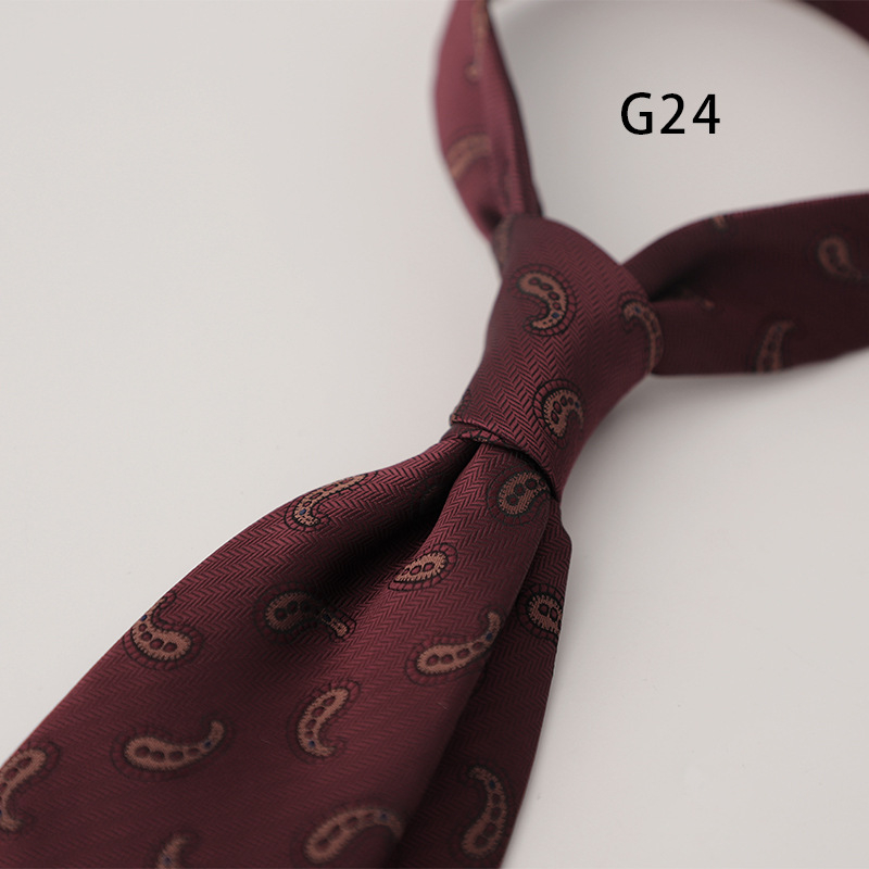 Moderns vīriešu kaklasaites biznesa formāls korejiešu stils profesionāls ikdienas retro punktiņu ziedu raksts jauniešu modes krekls aksesuāri