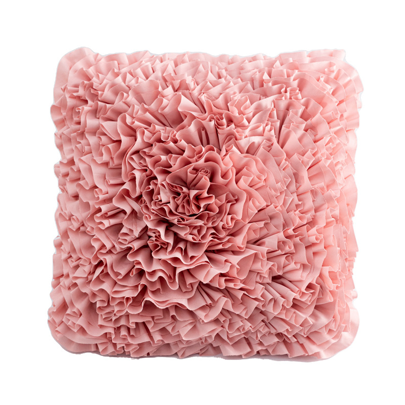 Interneto įžymybių princesės stiliaus gėlių sofos pagalvėlė prie lovos, automobilio dekoracija, lengvas, prabangus, „Ins“ stiliaus gėlių pagalvės užvalkalas