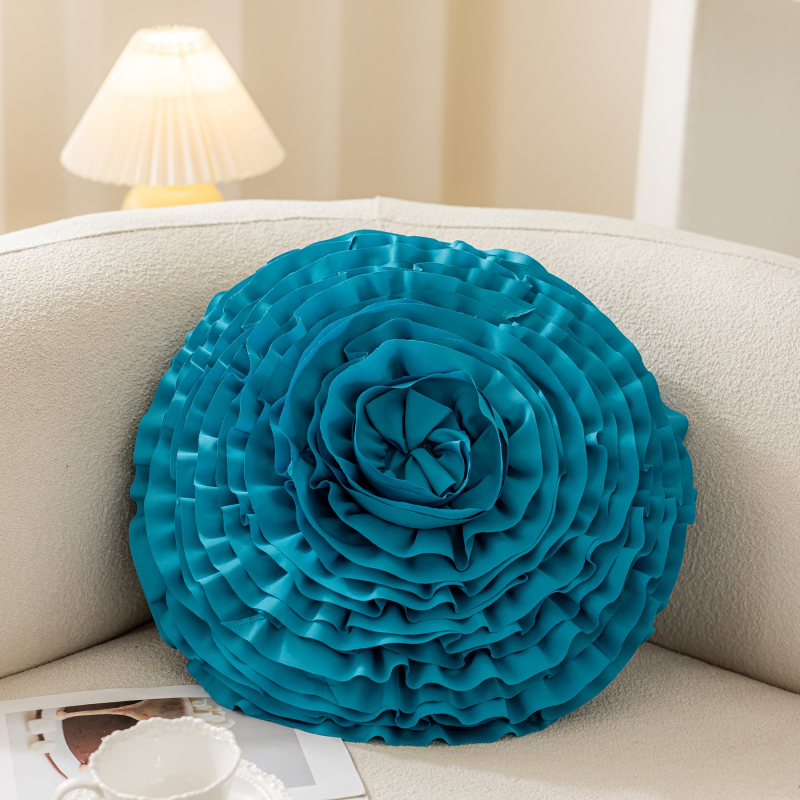 Interneto įžymybių princesės stiliaus gėlių sofos pagalvėlė prie lovos, automobilio dekoracija, lengvas, prabangus, „Ins“ stiliaus gėlių pagalvės užvalkalas