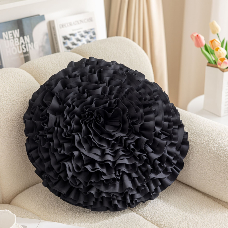 Interneto įžymybių princesės stiliaus gėlių sofos pagalvėlė prie lovos, automobilio dekoracija, lengvas, prabangus, „Ins“ stiliaus gėlių pagalvės užvalkalas