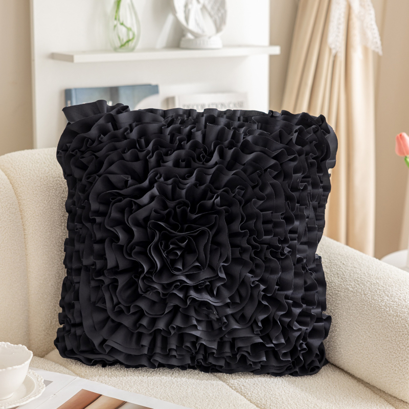 Interneto įžymybių princesės stiliaus gėlių sofos pagalvėlė prie lovos, automobilio dekoracija, lengvas, prabangus, „Ins“ stiliaus gėlių pagalvės užvalkalas