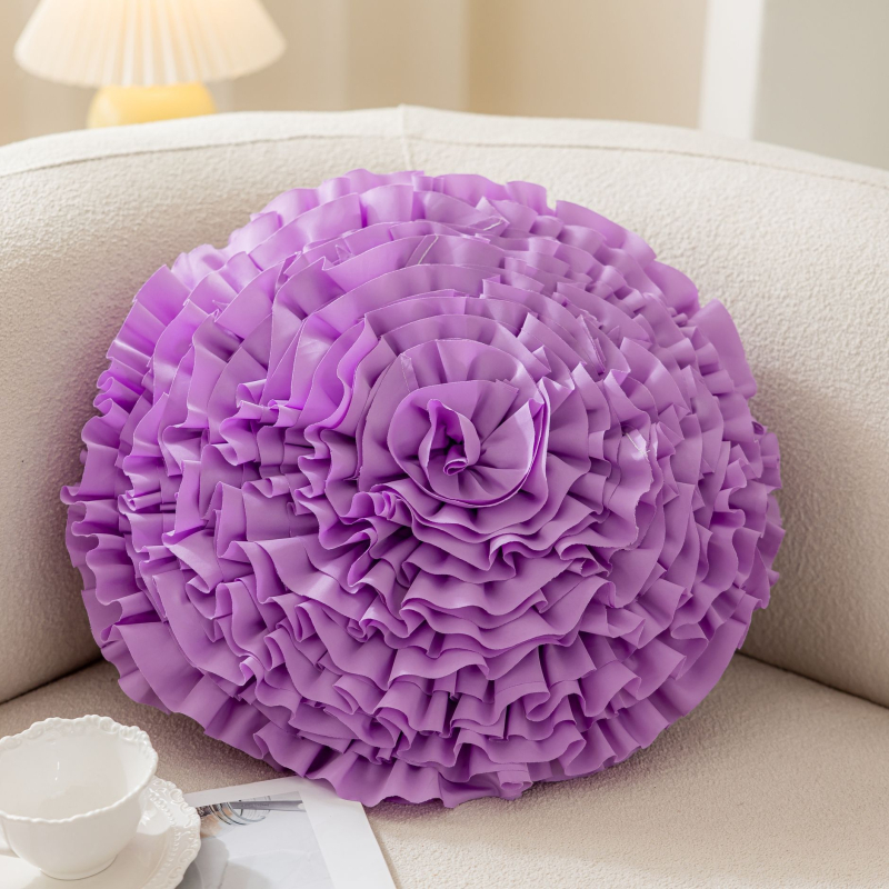 Interneto įžymybių princesės stiliaus gėlių sofos pagalvėlė prie lovos, automobilio dekoracija, lengvas, prabangus, „Ins“ stiliaus gėlių pagalvės užvalkalas