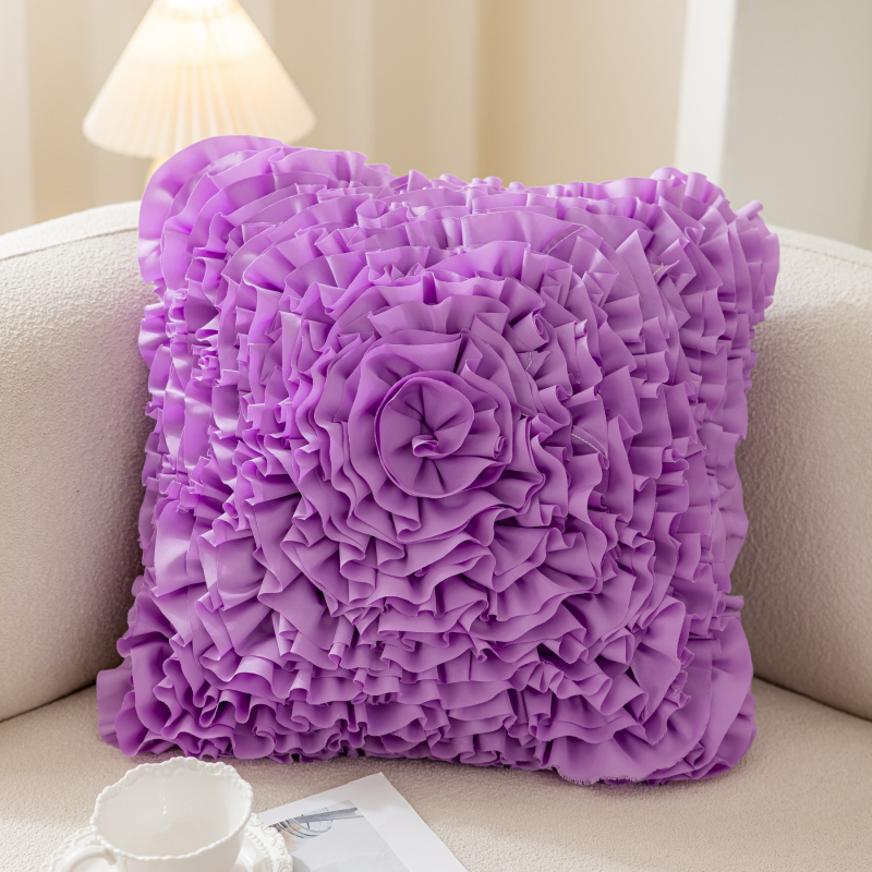 Interneto įžymybių princesės stiliaus gėlių sofos pagalvėlė prie lovos, automobilio dekoracija, lengvas, prabangus, „Ins“ stiliaus gėlių pagalvės užvalkalas