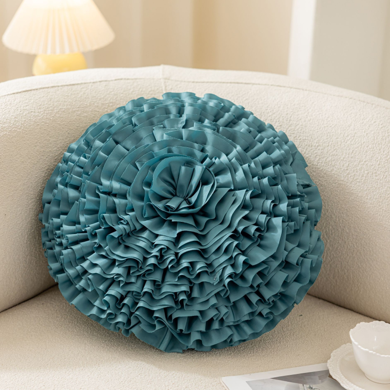 Interneto įžymybių princesės stiliaus gėlių sofos pagalvėlė prie lovos, automobilio dekoracija, lengvas, prabangus, „Ins“ stiliaus gėlių pagalvės užvalkalas