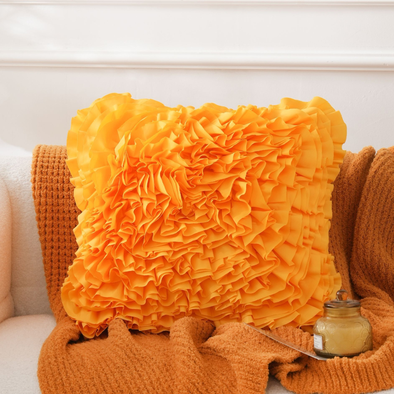 Interneto įžymybių princesės stiliaus gėlių sofos pagalvėlė prie lovos, automobilio dekoracija, lengvas, prabangus, „Ins“ stiliaus gėlių pagalvės užvalkalas