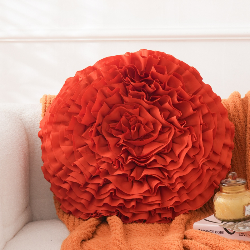 Interneto įžymybių princesės stiliaus gėlių sofos pagalvėlė prie lovos, automobilio dekoracija, lengvas, prabangus, „Ins“ stiliaus gėlių pagalvės užvalkalas