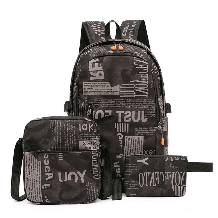 Uus suure mahutavusega kolmeosaline seljakott trendikas õpilastele, meestele ja naistele, keskkooliõpilastele, tähistaeva kamuflaažtrükiga seljakott