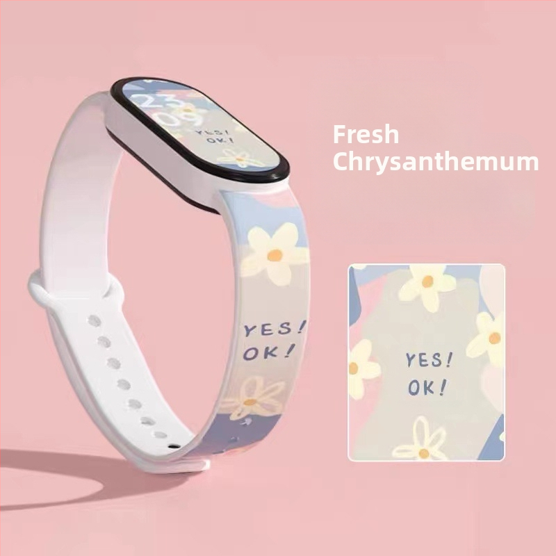 Moderna viedā aproce, sporta soļu skaitītājs, pielāgots fona attēls, modinātājs, sinhronizēti laika apstākļi, studentu pulkstenis, universāls viedtālruņiem