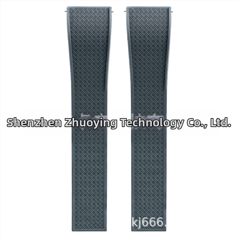 Fluoru gumijas ātrās atbrīvošanas pulksteņa siksniņa ir piemērota Omega Seiko Xitiecheng dubultspiedes tauriņa sprādzes 20/22 mm pulksteņu aksesuāriem.