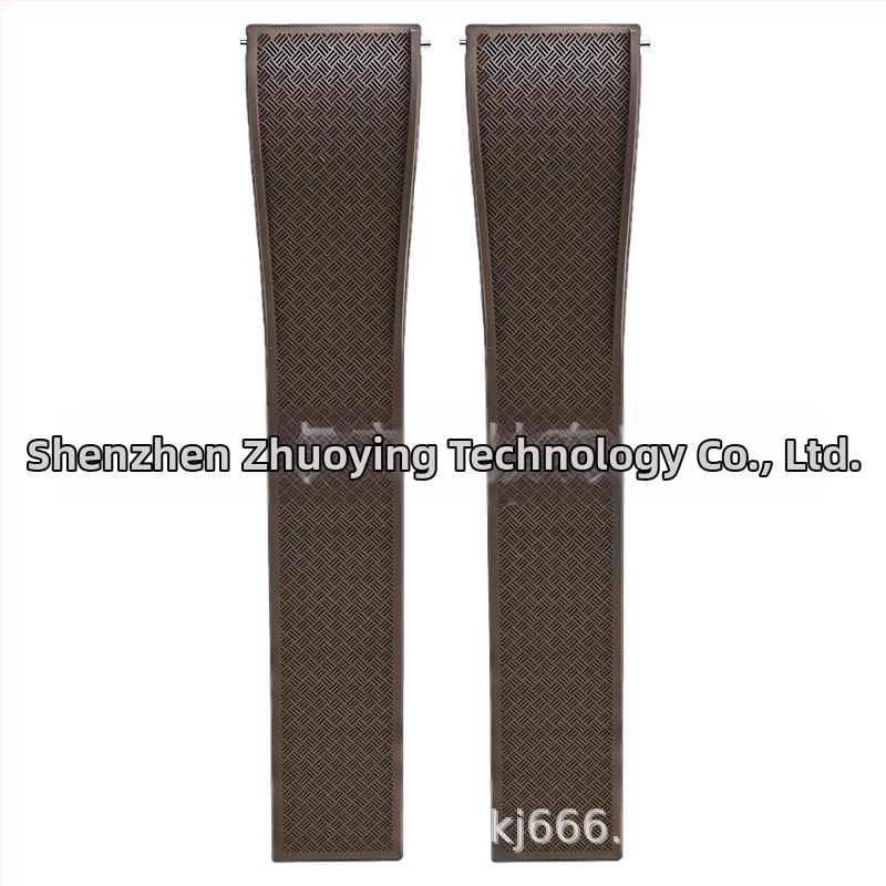 Fluoru gumijas ātrās atbrīvošanas pulksteņa siksniņa ir piemērota Omega Seiko Xitiecheng dubultspiedes tauriņa sprādzes 20/22 mm pulksteņu aksesuāriem.