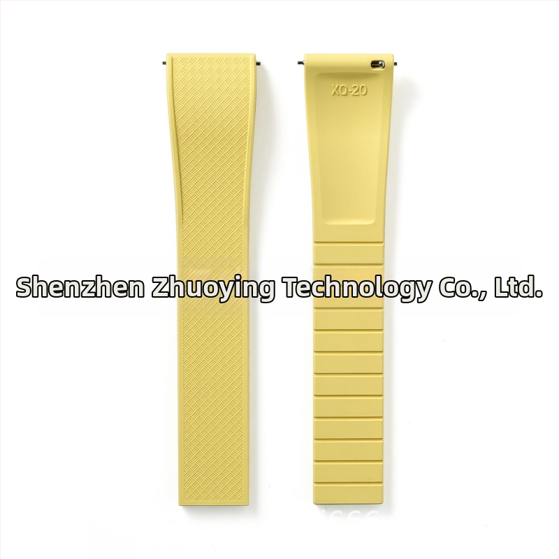 Fluoru gumijas ātrās atbrīvošanas pulksteņa siksniņa ir piemērota Omega Seiko Xitiecheng dubultspiedes tauriņa sprādzes 20/22 mm pulksteņu aksesuāriem.