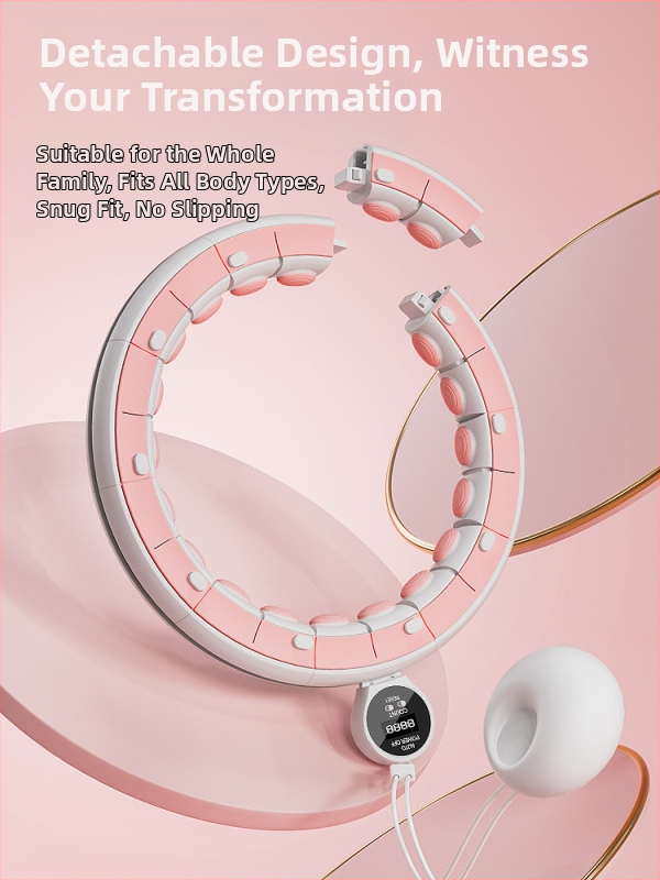 Okos Hula Hoop haserősítő derék Fogyókúrás fitnesz Női vékony has Vékony derék Egyszerű modern haserősítő derék