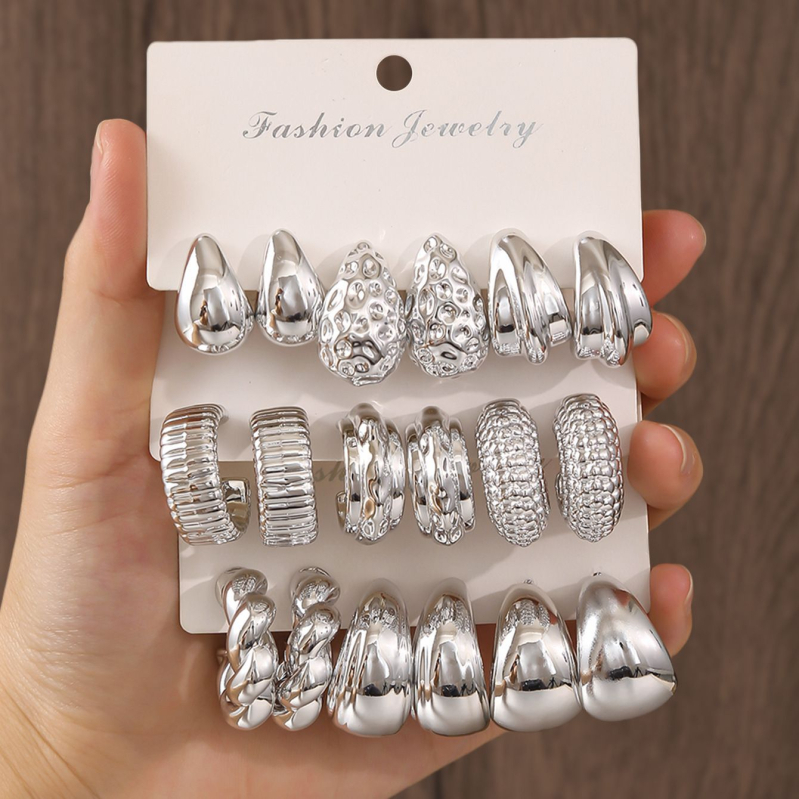 Σκουλαρίκια χρυσού φασολιού σε διασυνοριακό ευρωπαϊκό και αμερικανικό στιλ, απλά και ευέλικτα σκουλαρίκια ρητίνης, υψηλής ποιότητας, εξατομικευμένα, μοντέρνα και κομψά σκουλαρίκια