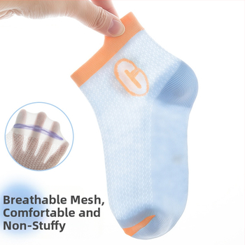 Παιδικές Κάλτσες Ανδρικές και Γυναικείες Κάλτσες για Άνοιξη και Καλοκαίρι Λεπτές Κοντές Κάλτσες για Μωρά από Καθαρό Βαμβάκι χωρίς Κόκαλα Κάλτσες με Κάρτες από Πλέγμα που Απορροφούν τον Ιδρώτα για Φοιτητές