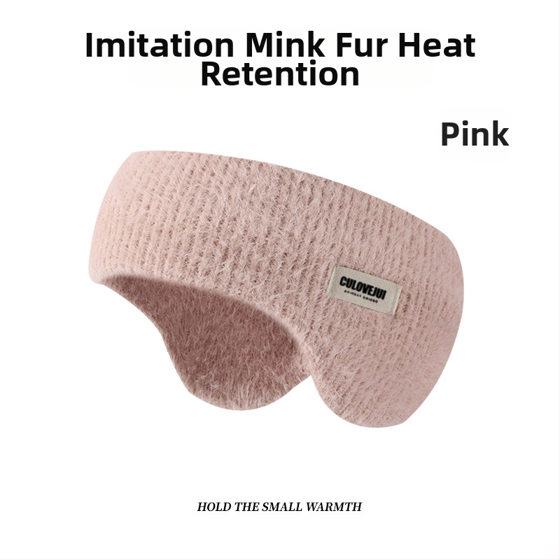 Naujos žieminės šiltos vilnonės megztos ausinės. Lauko dviračių ausinės, atsparios vėjui, šalčiui ir neužšąlančioms medžiagoms. Universalios ausinės su vilnos pamušalu.