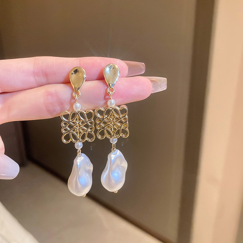 Franču super feju ziedu pušķīšu auskari sievietēm, viegli, grezni, nišas, daudzpusīgi auskari, retro, augstas klases, modes auskari vairumtirdzniecībā