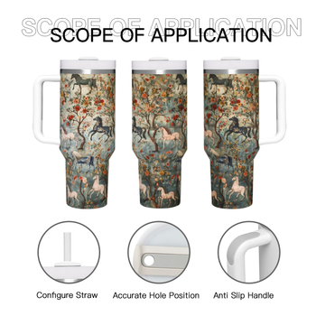 Διασυνοριακό παγωμένο ποτήρι Ba 304 από ανοξείδωτο ατσάλι με μόνωση, ποτήρι με καλαμάκι, αυτοκίνητο, βολικό κρύο ποτήρι, ατομικό, χονδρικής