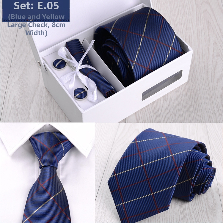 Fabriko vyriškas šešių dalių kostiumas, juodas, 8 cm ilgio, dryžuotas, rankinis kaklaraištis, jaunikio vestuvių dovanų dėžutė