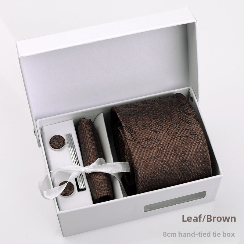 Fabriko vyriškas šešių dalių kostiumas, juodas, 8 cm ilgio, dryžuotas, rankinis kaklaraištis, jaunikio vestuvių dovanų dėžutė