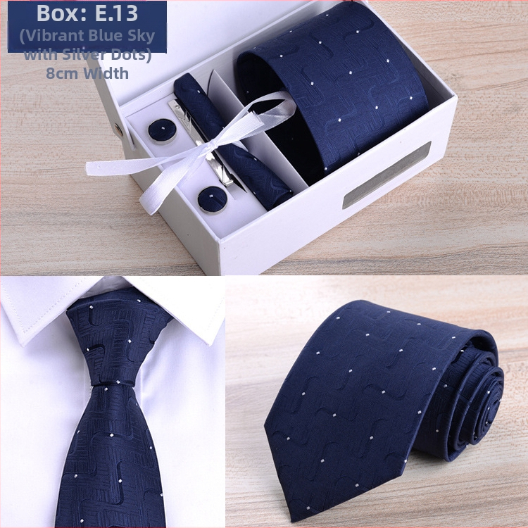 Fabriko vyriškas šešių dalių kostiumas, juodas, 8 cm ilgio, dryžuotas, rankinis kaklaraištis, jaunikio vestuvių dovanų dėžutė