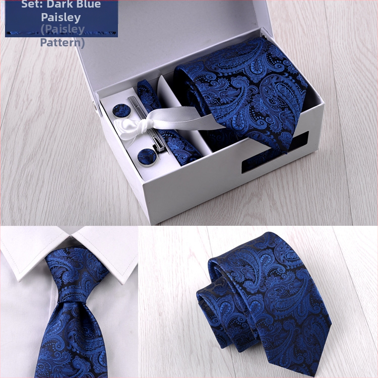 Fabriko vyriškas šešių dalių kostiumas, juodas, 8 cm ilgio, dryžuotas, rankinis kaklaraištis, jaunikio vestuvių dovanų dėžutė