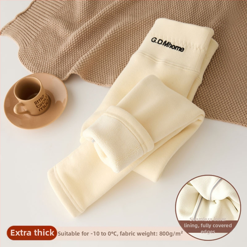 Tüdrukute fliisvoodriga retuusid, paksendatud sügis- ja talveriided, valged, ühes tükis sametist soojad talvepüksid, mustad, laste soojad püksid