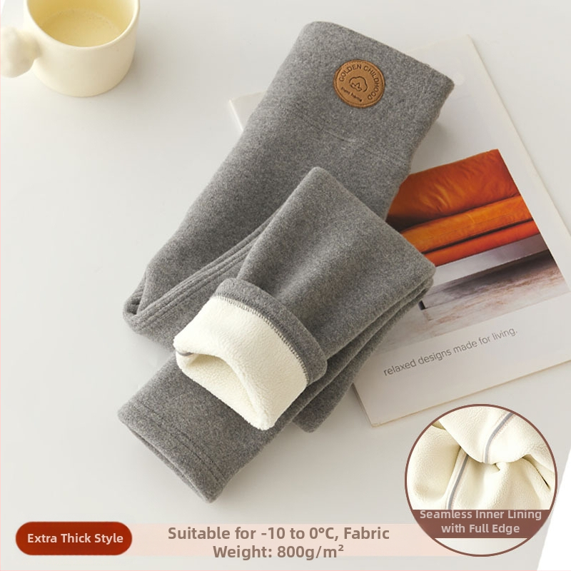 Tüdrukute fliisvoodriga retuusid, paksendatud sügis- ja talveriided, valged, ühes tükis sametist soojad talvepüksid, mustad, laste soojad püksid