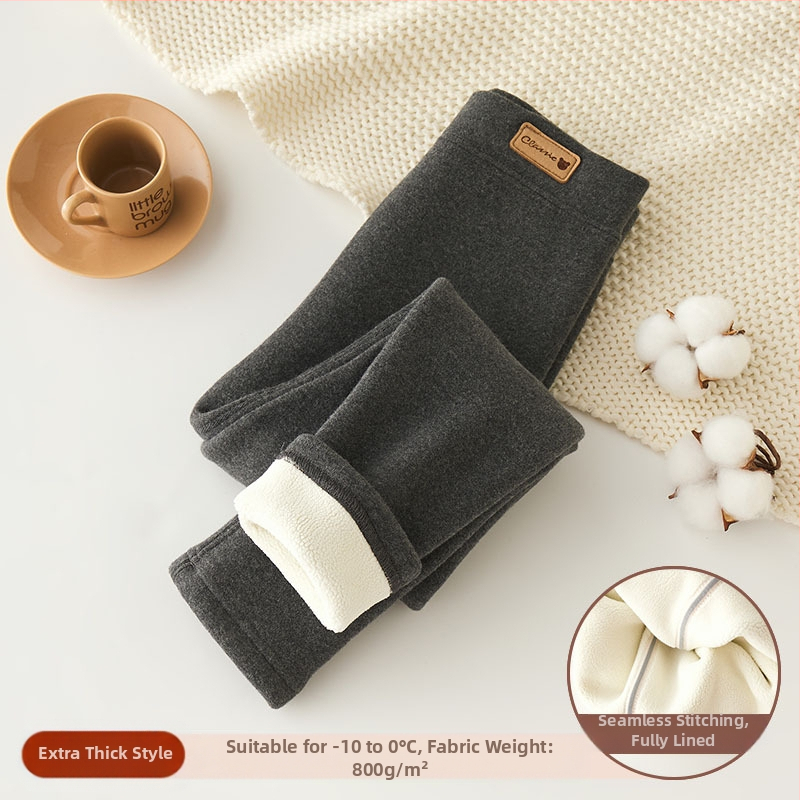 Tüdrukute fliisvoodriga retuusid, paksendatud sügis- ja talveriided, valged, ühes tükis sametist soojad talvepüksid, mustad, laste soojad püksid