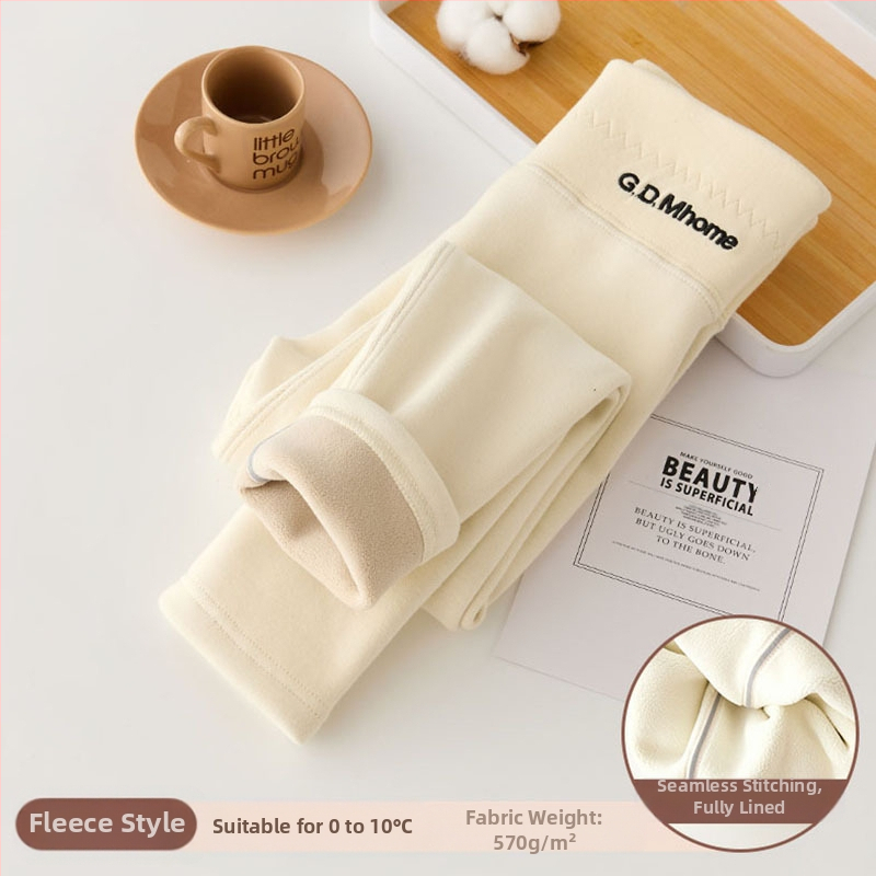 Tüdrukute fliisvoodriga retuusid, paksendatud sügis- ja talveriided, valged, ühes tükis sametist soojad talvepüksid, mustad, laste soojad püksid