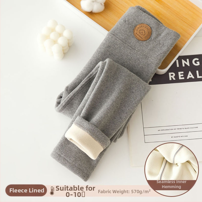 Tüdrukute fliisvoodriga retuusid, paksendatud sügis- ja talveriided, valged, ühes tükis sametist soojad talvepüksid, mustad, laste soojad püksid